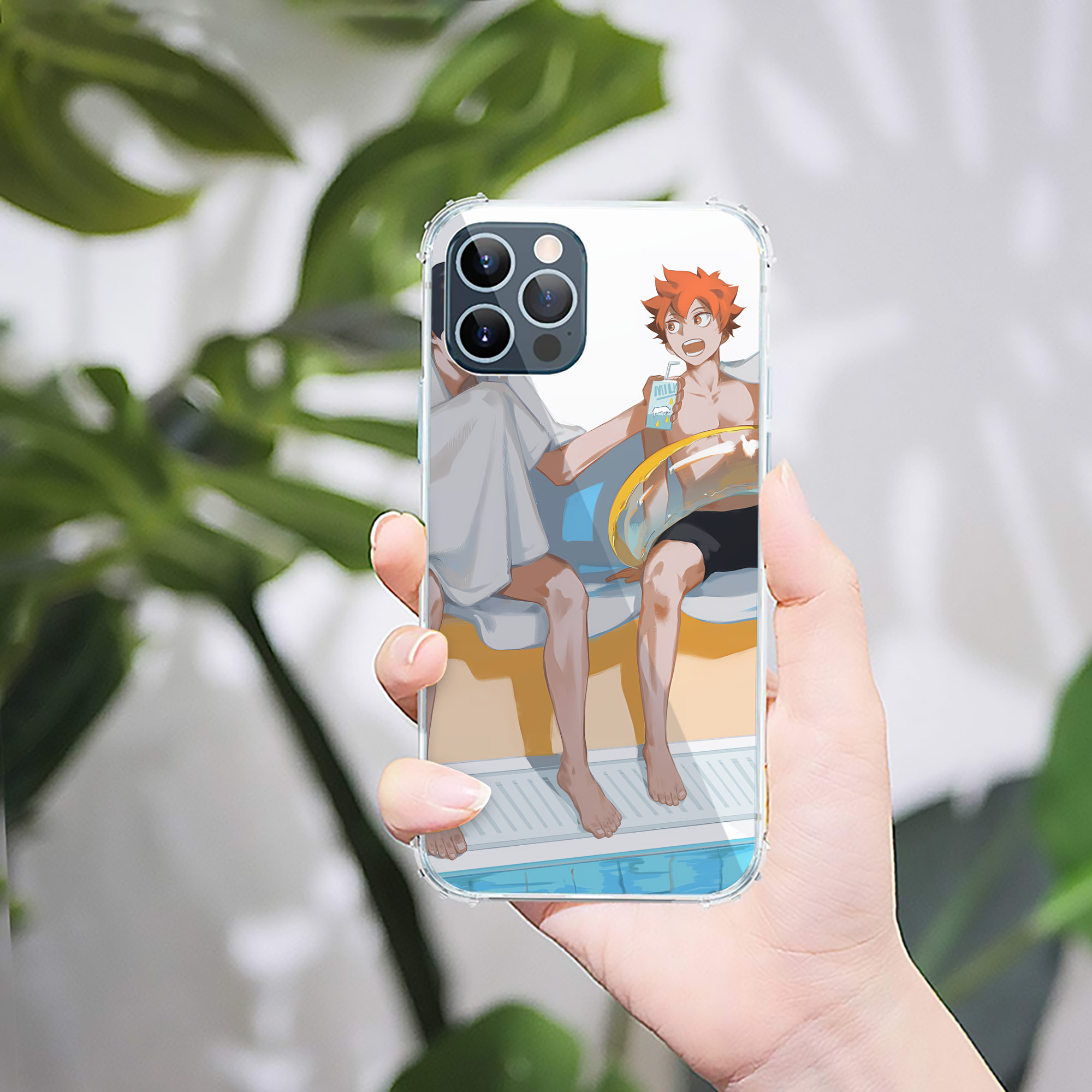 （画像用） ハイキュー!! Haikyu!! 【iPhone 12シリーズ対応】透明スマホケース（クリアソフトケース）